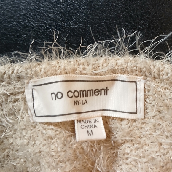 Thermal Black Hat/Calvin Klein Black Scarf/ No Comment Ligth Brown SizeM Top&jac - Picture 4 of 11